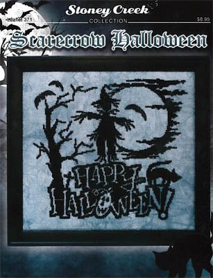 Scarecrow Halloween -Leaflet 371- Cross Stitch Chart and Free Embellishment