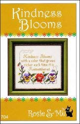 Kindness Blooms Cross Stitch Chart