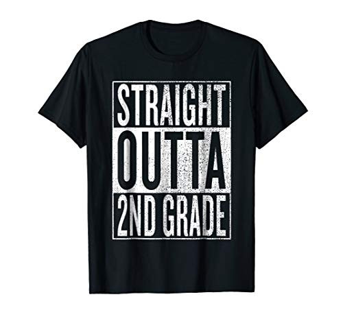 Straight Outta 2nd Grade| Great Graduation Gift Shirt