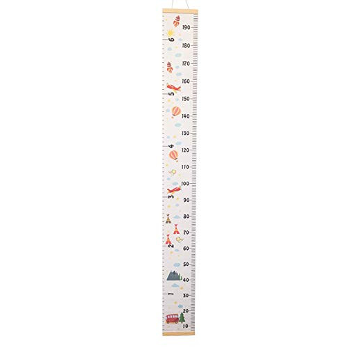 Baby Growth Height Chart Handing Ruler Wall Decor for Kids- Canvas Removable Growth Height Chart 79-G-