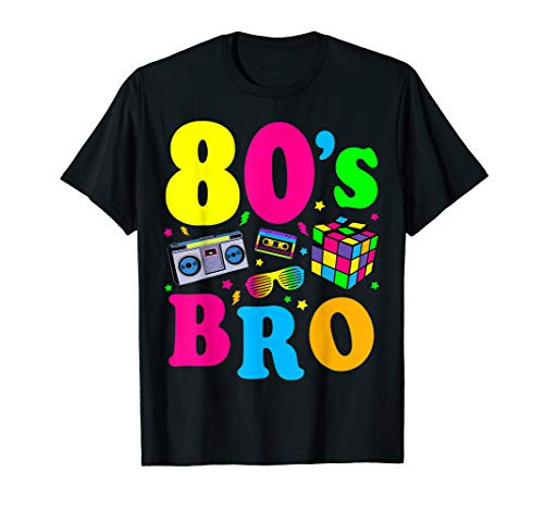 This Is My 80s Bro T-Shirt 80's 90's Party Tee T-Shirt