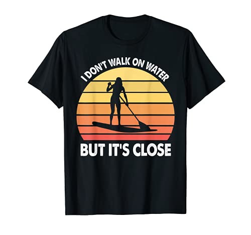 Stand Up Paddle Board Walk On Water Vintage T-Shirt