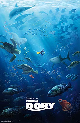 Trends International Finding Dory-One Sheet Mount Bundle Wall Poster 22.375" x 34" Multi