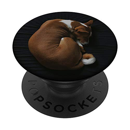 Cute Basenji dog owners gift design PopSockets PopGrip- Swappable Grip for Phones  and  Tablets