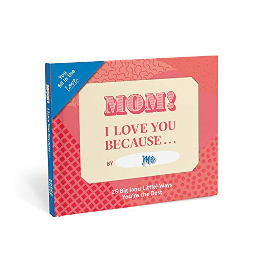 Knock Knock Mom- I Love You Because 
 Fill in the Love Because Book Fill-in-the-Blank Gift Journal- 5 x 5.75-Inches Knock Knock Mom- I Love You Because 
 Fill in the Love Because Book Fill-in-the-Blank Gift Journal- 5 x 5.75-Inches
