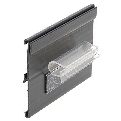 Price Tag Sign Holder for Baskets Black Plastic 2 Channel Tag with 2inchL Wire Fence Or Basket Clip - 4inchL x 2 1/2inchH Price Tag Sign Holder for Baskets Black Plastic 2 Channel Tag with 2inchL Wire Fence Or Basket Clip - 4inchL x 2 1/2inchH