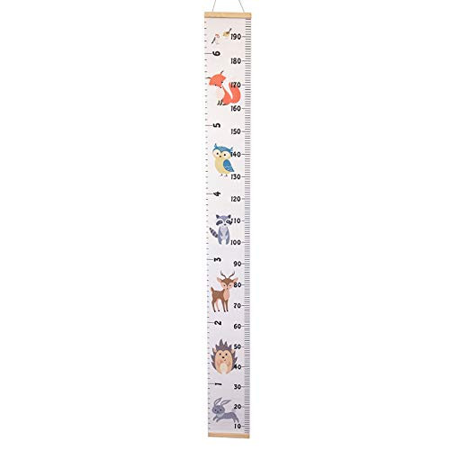 SUGN Baby Growth Height Chart Handing Ruler Wall Decor for Kids- Canvas Removable Growth Height Chart 79-H- SUGN Baby Growth Height Chart Handing Ruler Wall Decor for Kids- Canvas Removable Growth Height Chart 79-H-