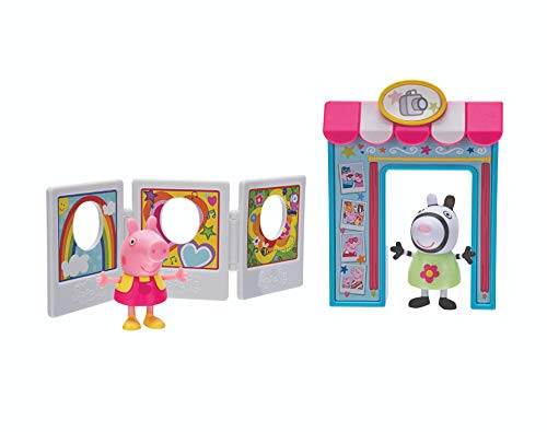 Peppa Pig PEP0558 Peppa Pig Toy Figures Set- Photo Box Play Set