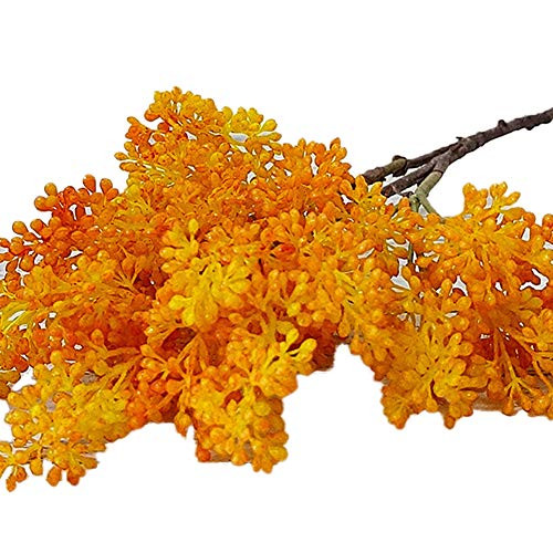 litymitzromq Artificial Flowers Fake Plants- 1Pc Artificial Flower Sorghum Branch Home Garden Wedding Party Decoration Faux Fake Flowers Floral Arrangement