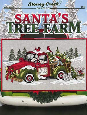 Santa's Tree Farm Cross Stitch Chart