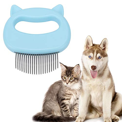 Pet Grooming Comb- Pet Comb- Hair Removal Shedding Cleaning Brush Pet Hair Shedding Comb for Cats Pets Puppy Dogs-blue- Pet Grooming Comb- Pet Comb- Hair Removal Shedding Cleaning Brush Pet Hair Shedding Comb for Cats Pets Puppy Dogs-blue-