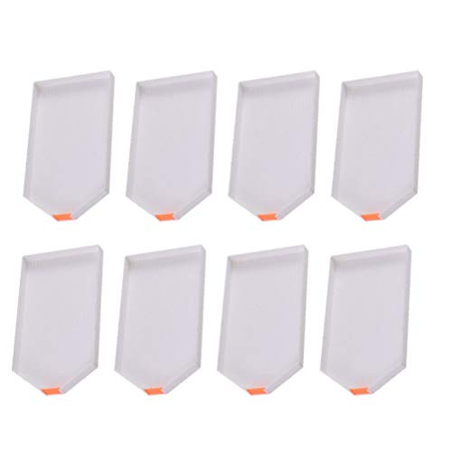 Exceart 8pcs Diamond Painting Tray Bead Sorting Trays Diamond Rhinestone Plate Tray Plastic Cross Stitch Nail Art Dotting Tool for Craft