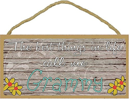 Blackwater Trading The Best Things in Life Call Me Grammy Sign Plaque 5X10