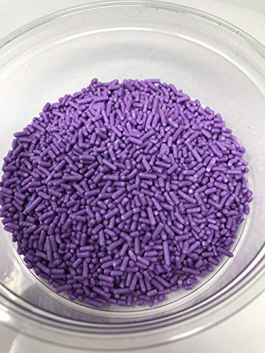 Sprinkles Lavender Jimmies Bakery Topping 8 ounces purple colored sprinkles