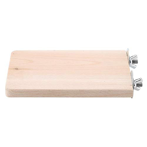 ViaGasaFamido Hamster Platform- Small Pet Natural Wood Stand Platform Toy Rectangular Wooden Jumping Climbing Springboard Toy for Hamster Mice Chinchilla Chipmunk