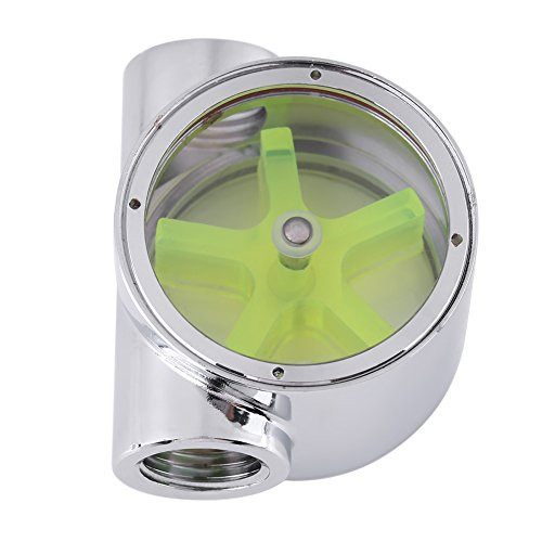 Computer Water Cooling Flow Indicator-Tungsten Alloy G1/4inch Standard Female to Female Thread
