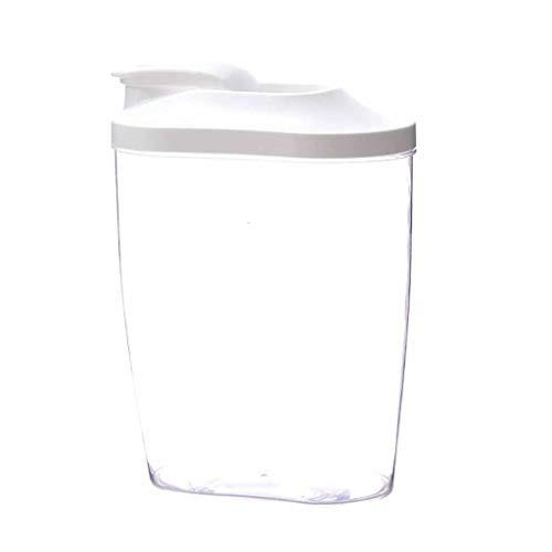 SUJING Plastic Cereal Dispenser Storage Box Kitchen Food Grain Rice Container - Dry Goods Food Tea Coffee Sugar Kitchen Storage Canisters Jars Pots Containers Tins -L-