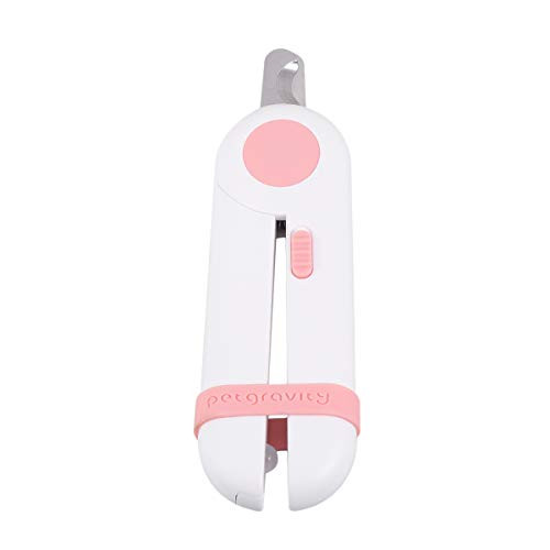 TEHAUX Dog Grooming Tool- Stainless Steel Pet Dog LED Nail Clipper Dogs Claw Cutter Cat Trimmers Puppy Nail Scissors -Pink- TEHAUX Dog Grooming Tool- Stainless Steel Pet Dog LED Nail Clipper Dogs Claw Cutter Cat Trimmers Puppy Nail Scissors -Pink-