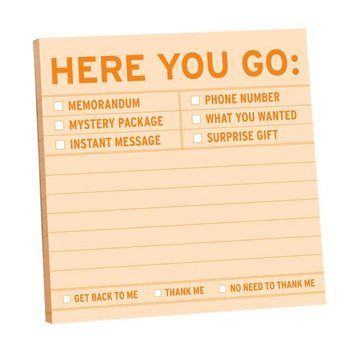 Knock Knock Cubicle Notes - Here You Go