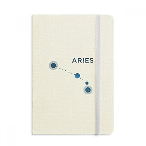 Aries Constellation Sign Zodiac Notebook Official Fabric Hard Cover Classic Journal Diary