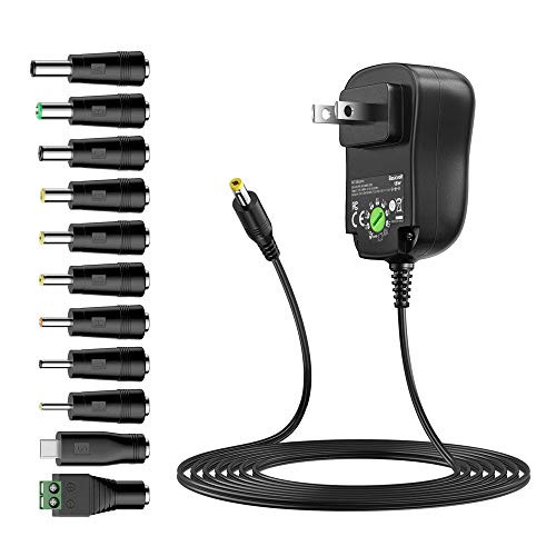Basicvolt 18W 3V 4.5V 5V 6V 7.5V 9V 12V 1A 1.5A AC DC Power Adapter Switching Power Supply for Household Electronics Router Speaker CCTV Camera LED Strip Light Scale Tablet and More - 1500mA Max. Basicvolt 18W 3V 4.5V 5V 6V 7.5V 9V 12V 1A 1.5A AC DC Power Adapter Switching Power Supply for Household Electronics Router Speaker CCTV Camera LED Strip Light Scale Tablet and More - 1500mA Max.