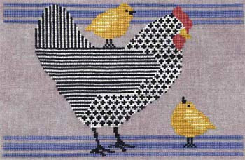Cluck Cluck Farm Cross Stitch Chart