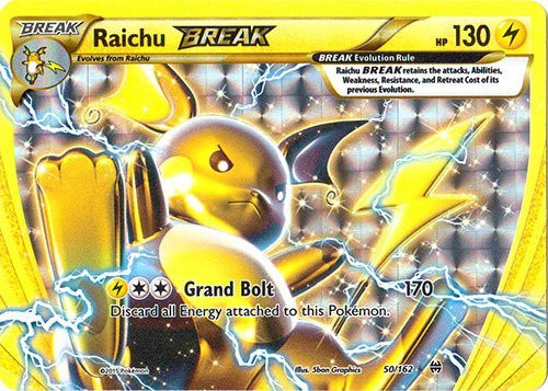 Pokemon - Raichu-Break -50/162- - XY Breakthrough
