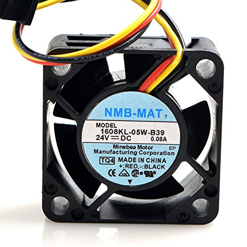 for NMB 1608KL-05W-B39 24V 0.07 4CM 3Wire FANUC Special 4020 Cooling Fan CPU Cooler Heatsink Axial 4020 Cooling Fan -0.07A-