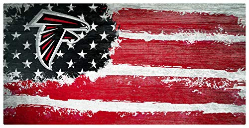 NFL Atlanta Falcons Unisex Atlanta Falcons Flag sign- Team Color- 6 x 12