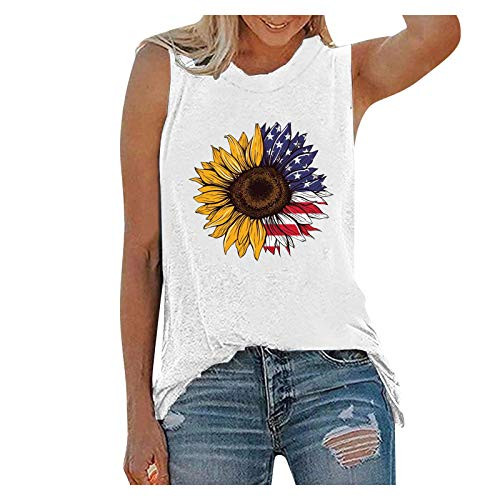 AODONG Womens Tank Tops Casual Pottseth Women Summer Scoop Neck Knit Cami Tank Tops Loose Sleeveless Blouse Shirts
