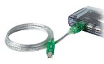 Belkin USB A/B Cable with Green LED -F3U144-06-GRN-
