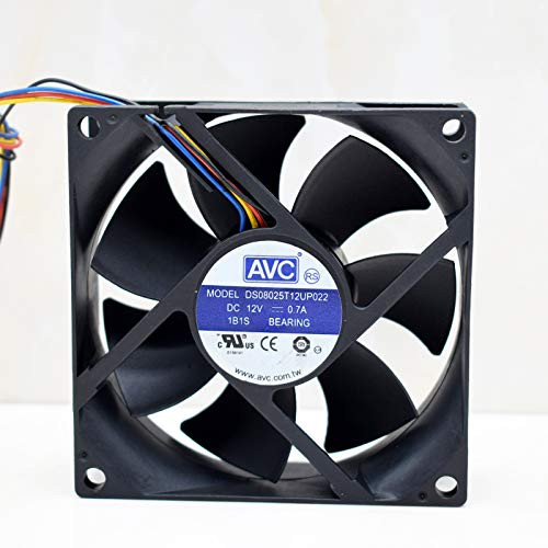 for AVC DS08025T12UP022 8025 8CM 12V 0.7A 4-Wire PWM CPU Cooling Fan