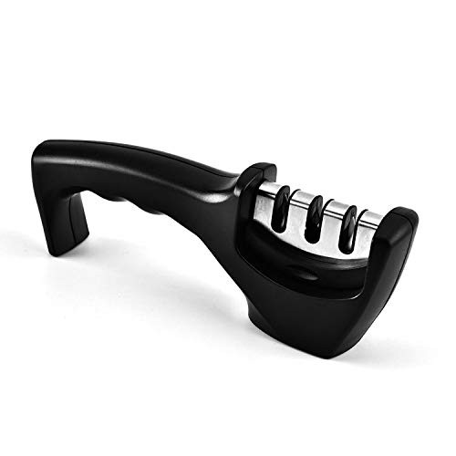 Kitchen Knife Sharpener3-Stage Knife Sharpener Helps Repair- Restore and Polish Blades-knife sharpener stone knife sharpener kit Kitchen Tools for Kinds of Knives