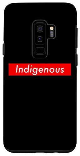 Galaxy S9Plus Indigenous Red Box Native American Pride Peoples Day Gift Case