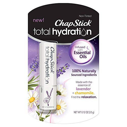 Chapstick Total Hydration Essential Oils Lip Balm - Relax - 0.12oz -Pack of 4-