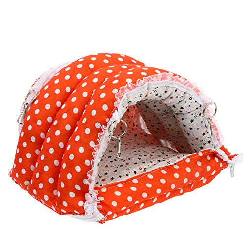 POPETPOP Hamster Bed Houses Hideouts Small Animal Hammock Rat Tent Cave Bed Cage Nest Accessories for Chinchilla Hedgehog Guinea Pig Orange POPETPOP Hamster Bed Houses Hideouts Small Animal Hammock Rat Tent Cave Bed Cage Nest Accessories for Chinchilla Hedgehog Guinea Pig Orange