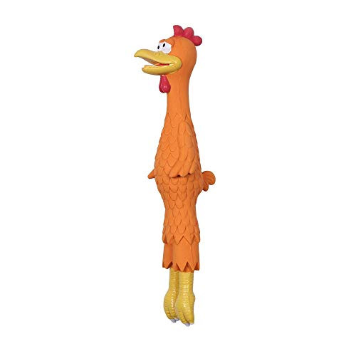 Coastal Pet Rascals 15inch Latex Orange Rooster Dog Squeak Toy Coastal Pet Rascals 15inch Latex Orange Rooster Dog Squeak Toy