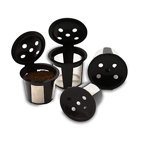 Reusable K cups for Keurig Supreme and K Supreme Plus Coffee Makers- Keurig Supreme Reusable filter by Delibru Reusable Pods -4 PACK-