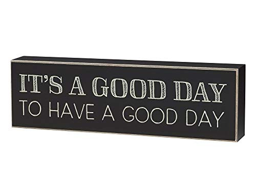 Collins Uplifting Wooden Shelf Sitter -Good Day-