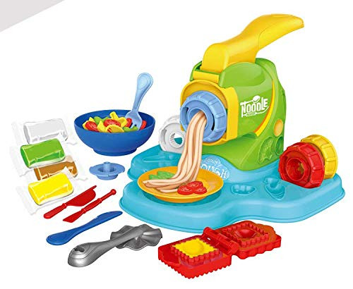 MeeYum Kids Clay Play Dough Set- Cutter Noodle Tools Shapes Molding for Boys and Girls