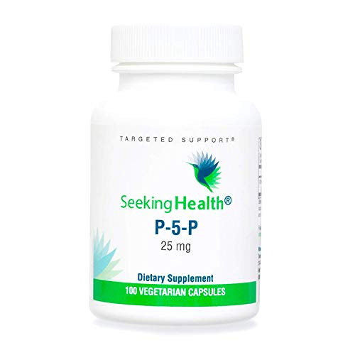 Seeking Health P-5-P- Vitamin B- Pyridoxal-5-Phosphate- Coenzyme B6 Supplement- Support Healthy Cognitive Function- Immune System and Metabolism Support- Vegan Formula- 100 Vegetarian Capsules*