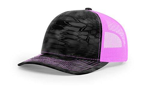 Richardson Kryptek 112p Trucker Snapback Cap -Typhon/Pink-