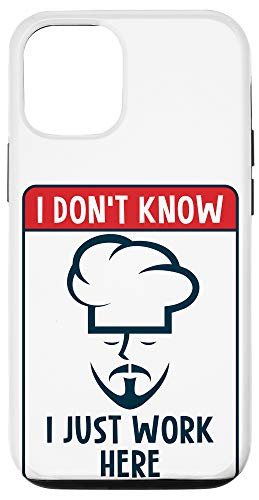 iPhone 12/12 Pro Chef GARDEMANGER ENTREMETIER PATISSIER Gastronomy Kitchens Case