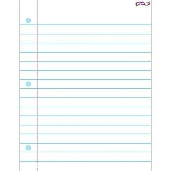 NOTEBOOK PAPER WIPE OFF CHART 17X22