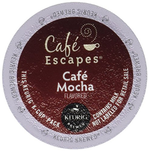 Cafe Escapes Cafe Mocha- 12-Count K-Cups