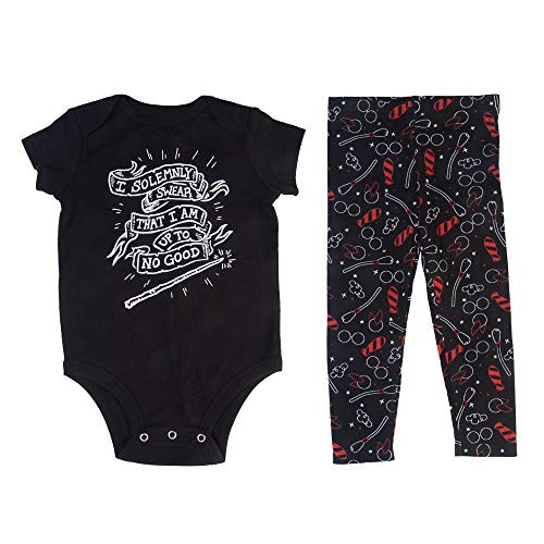 Harry Potter 'I Solemnly Swear I Am Up to No Good' Baby Legging and Bodysuit-12 Months