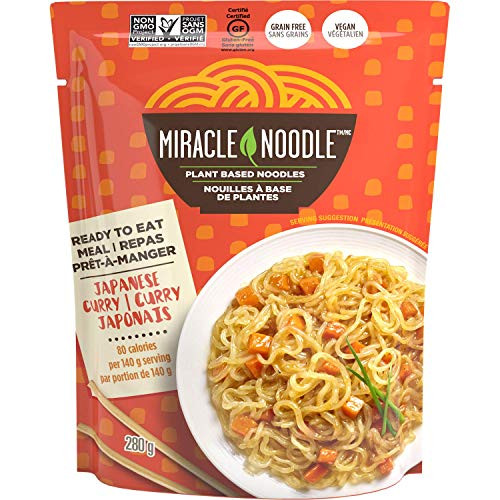 Miracle Noodle Ready-to-Eat Meal Japanese Curry Noodle- 0.56 lb
