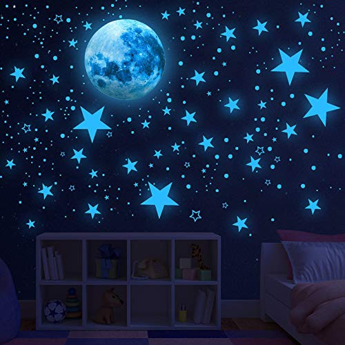 Glow in The Dark Stars for Ceiling-Glow in The Dark Stars and Moon Wall Decals- 1088 Pcs Ceiling Stars Glow in The Dark Kids Wall Decors- Perfect for Kids Nursery Bedroom Living Room Glow in The Dark Stars for Ceiling-Glow in The Dark Stars and Moon Wall Decals- 1088 Pcs Ceiling Stars Glow in The Dark Kids Wall Decors- Perfect for Kids Nursery Bedroom Living Room