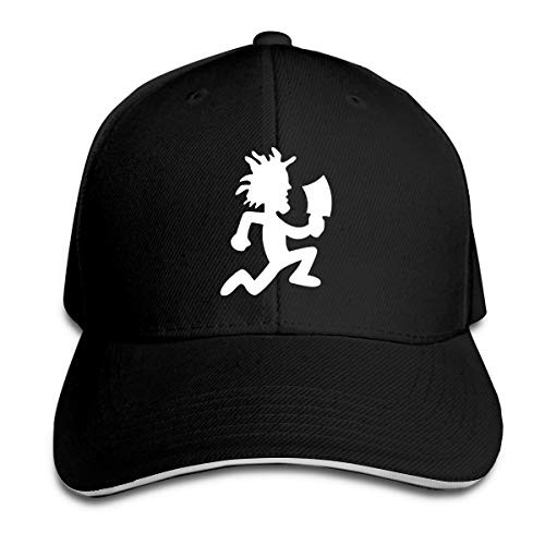 Unisex Baseball Cap Hatchetman ICP Adjustable Sandwich Hat for Sports Trucker Hat Black
