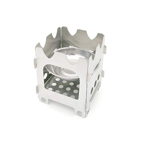 Silfrae Portable Camping Hiking Stainless Steel Stove Backpacking Stove Survival Stove -Alcohol Stove- Silfrae Portable Camping Hiking Stainless Steel Stove Backpacking Stove Survival Stove -Alcohol Stove-